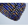 Bracelet femme bleu et doré