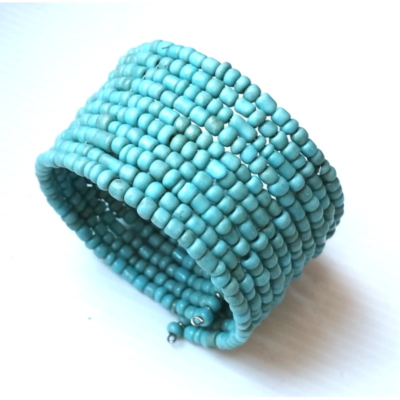 Bracelet femme bleu turquoise