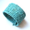 Bracelet femme bleu turquoise