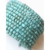 Bracelet femme bleu turquoise