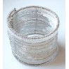Bracelet femme blanc transparent