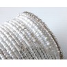 Bracelet femme blanc transparent