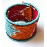 Bracelet femme rouge bleu orange