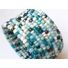 copy of Bracelet femme bleu blanc multicolore