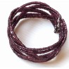 Bracelet femme torsadé violet