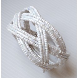 Bracelet femme torsadéblanc