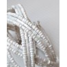 Bracelet femme torsadé blanc