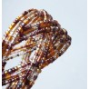 Bracelet femme torsadé violet jaune multicolore