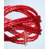 Bracelet femme torsadé rouge