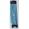 Bracelet femme fermoir en bois bleu turquoise