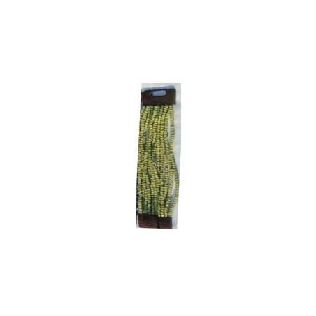 Bracelet femme fermoir en bois vert