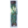 Bracelet femme fermoir en bois vert turquoise doré