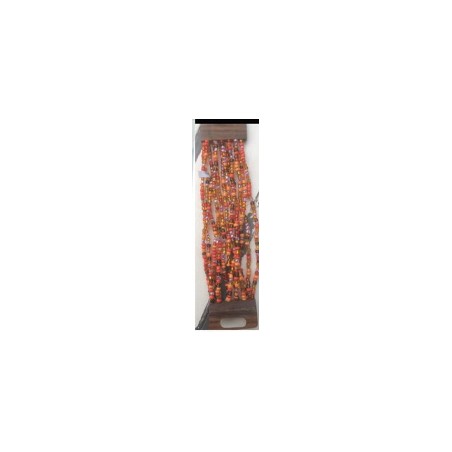 Bracelet femme fermoir en bois orange rose marron Bracelet femme fermoir en bois orange rose marron