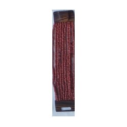Bracelet femme fermoir en bois rouge