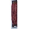 Bracelet femme fermoir en bois rouge