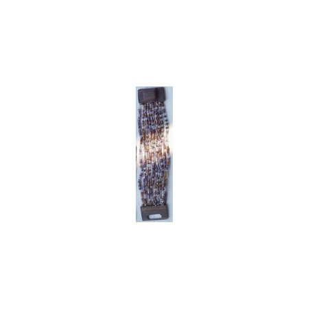Bracelet femme fermoir en bois violet transparent marro Bracelet femme fermoir en bois violet transparent marro
