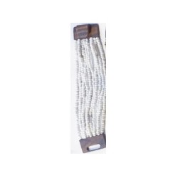 Bracelet femme fermoir en bois blanc