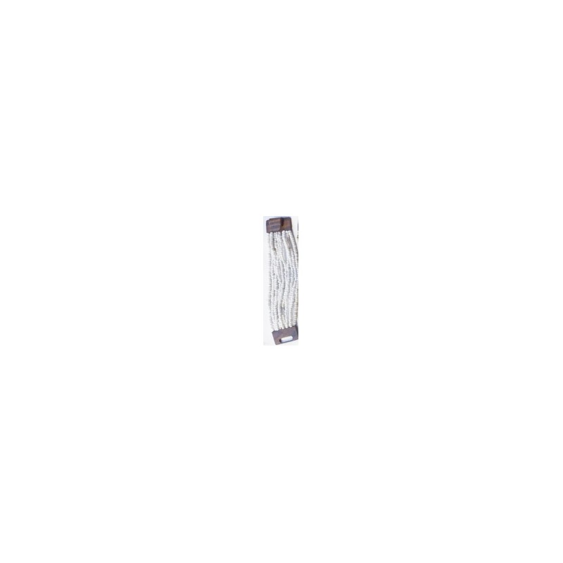 Bracelet femme fermoir en bois blanc