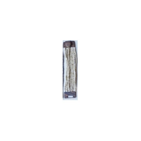 Bracelet femme fermoir en bois blanc crème Bracelet femme fermoir en bois blanc crème