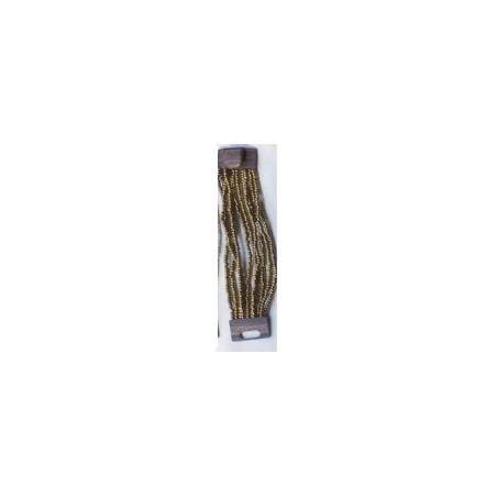 Bracelet femme fermoir en bois doré Bracelet femme fermoir en bois doré