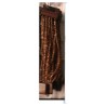 Bracelet femme fermoir en bois marron cuivré