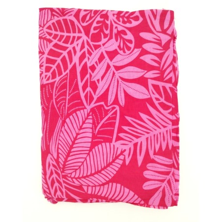 Paréo rouge et rose