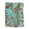 Paréo marron et vert turquoise