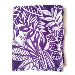 Paréo violet et blanc