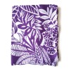 Paréo violet et blanc