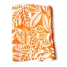 Paréo orange et blanc
