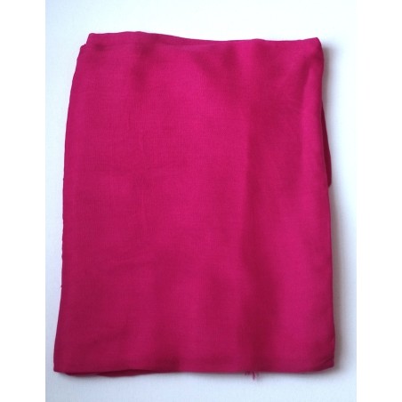 Paréo uni rose fuschia