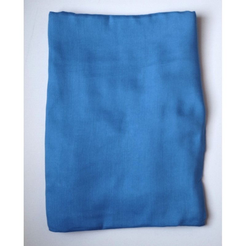 Paréo uni bleu