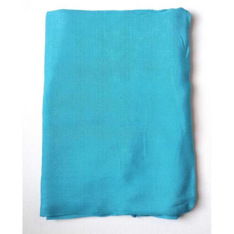 Paréo uni bleu turquoise