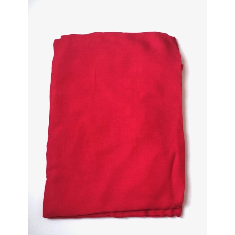 Paréo uni rouge