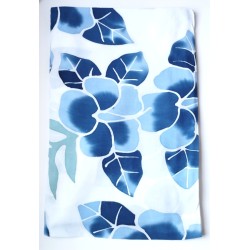 Paréo blanc bleu