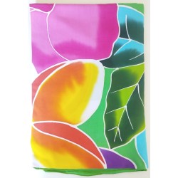 Paréo vert hibiscus 1