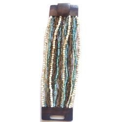 Bracelet avec fermoir bois...