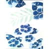 Paréo blanc bleu 2