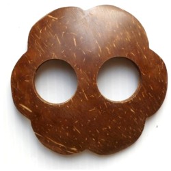 Boucle attache paréo coco fleur