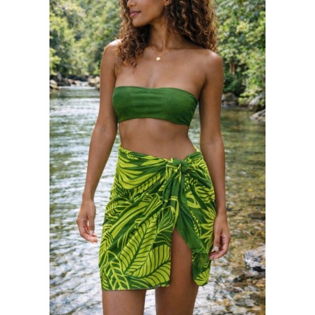 Paréo vert et vert clair