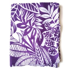 Paréo violet et blanc