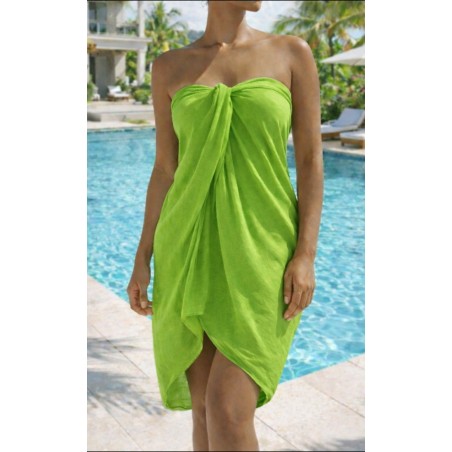 Paréo uni vert