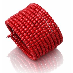 Bracelet femme rouge