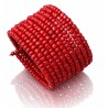 Bracelet femme rouge