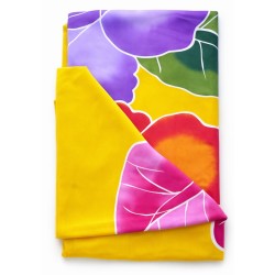 Paréo jaune hibiscus