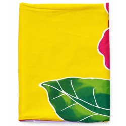 Paréo jaune hibiscus