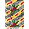 Paréo jaune noir ethnique – Paréo femme plage original et fluide 1