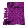 Paréo violet mandala à franges – Paréo bohème chic femme 1