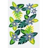 Paréo blanc fleurs de tiaré 1