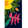 Paréo bleu foncé hibiscus 2